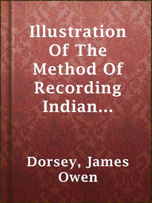Cover image for Illustration Of The Method Of Recording Indian Languages